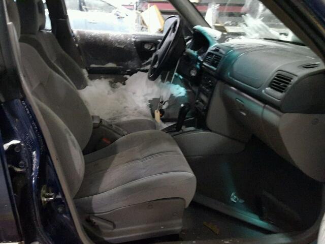 JF1SF65572H749144 - 2002 SUBARU FORESTER S BLUE photo 5