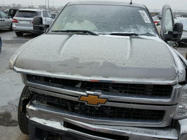 1GCHK23647F526292 - 2007 CHEVROLET SILVERADO GRAY photo 7