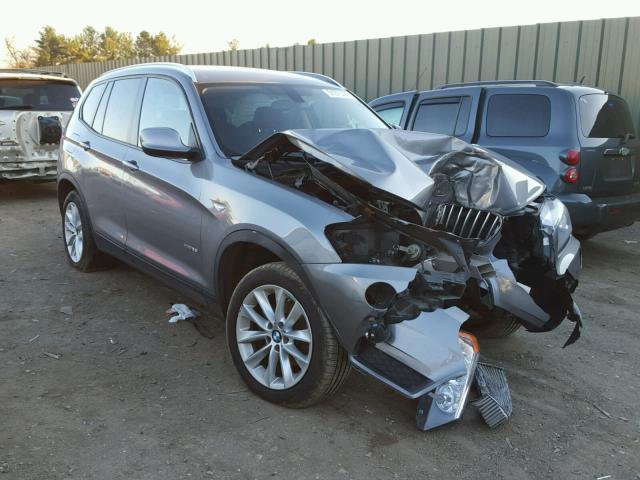 5UXWX9C55E0D26614 - 2014 BMW X3 XDRIVE2 GRAY photo 1