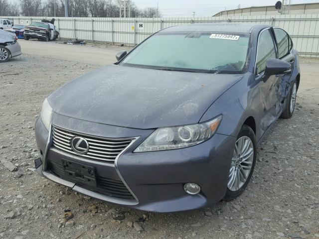 JTHBK1GG5D2000581 - 2013 LEXUS ES 350 BLUE photo 2