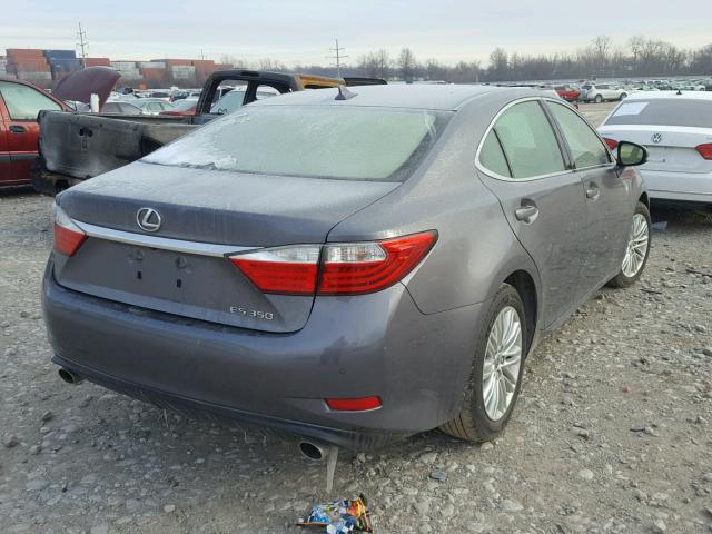 JTHBK1GG5D2000581 - 2013 LEXUS ES 350 BLUE photo 4