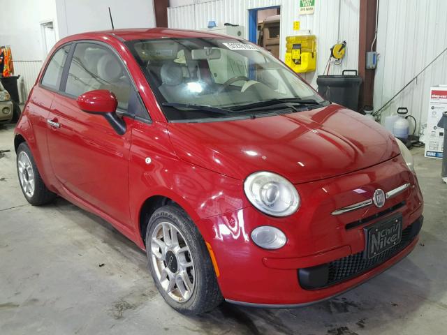 3C3CFFAR1CT112720 - 2012 FIAT 500 POP RED photo 1