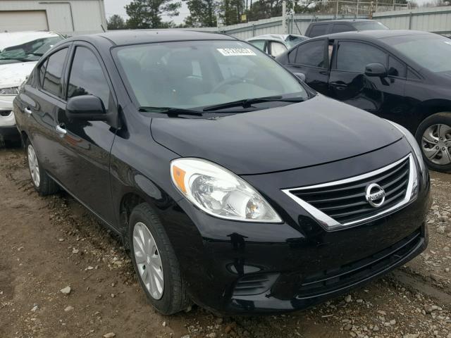 3N1CN7APXEK442452 - 2014 NISSAN VERSA S BLACK photo 1