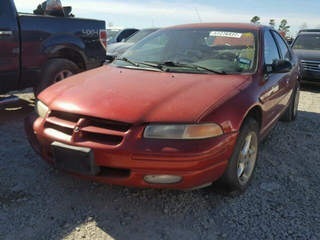 1B3EJ56H3YN250135 - 2000 DODGE STRATUS ES RED photo 2