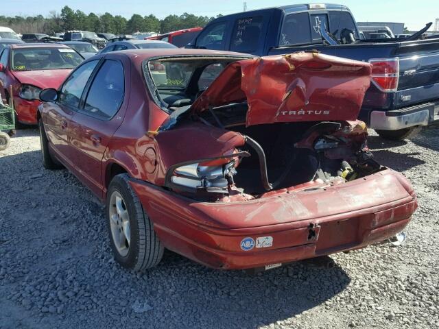 1B3EJ56H3YN250135 - 2000 DODGE STRATUS ES RED photo 3