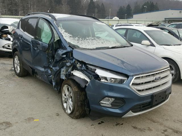 1FMCU9GD5JUA32429 - 2018 FORD ESCAPE SE BLUE photo 1