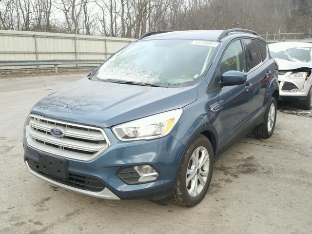 1FMCU9GD5JUA32429 - 2018 FORD ESCAPE SE 蓝色 照片 2
