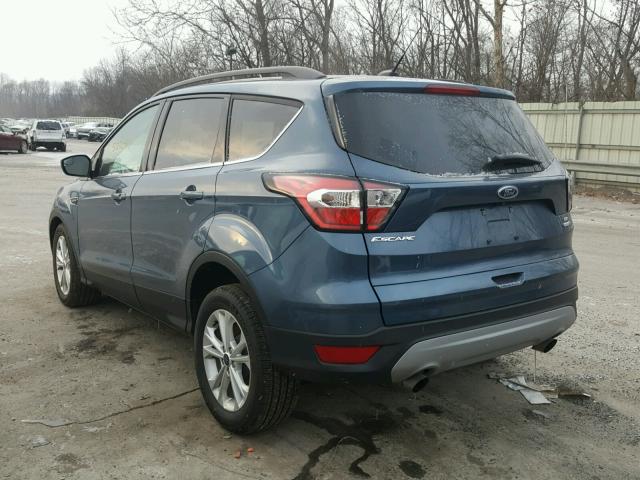 1FMCU9GD5JUA32429 - 2018 FORD ESCAPE SE 蓝色 照片 3