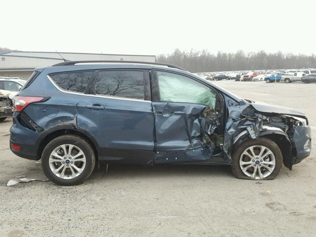 1FMCU9GD5JUA32429 - 2018 FORD ESCAPE SE 蓝色 照片 9