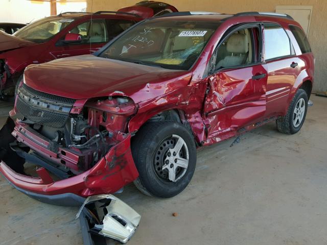 2CNDL13F766132022 - 2006 CHEVROLET EQUINOX LS RED photo 2