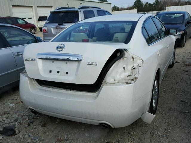 1N4AL2AP5CN489284 - 2012 NISSAN ALTIMA BAS WHITE photo 4