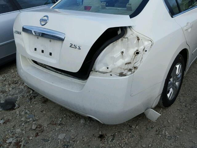 1N4AL2AP5CN489284 - 2012 NISSAN ALTIMA BAS WHITE photo 9