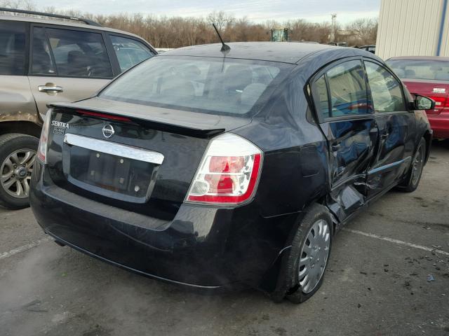 3N1AB6AP7BL657514 - 2011 NISSAN SENTRA 2.0 BLACK photo 4