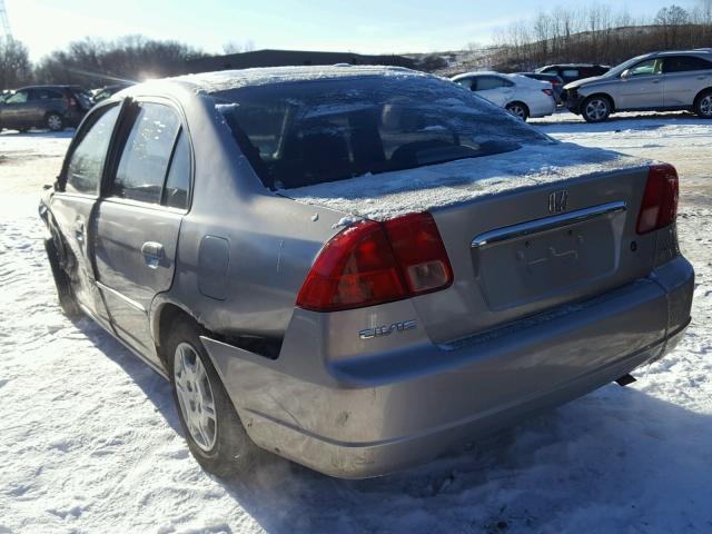 2HGES165X2H504872 - 2002 HONDA CIVIC LX TAN photo 3