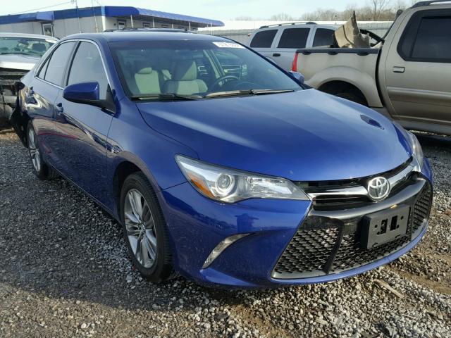 4T1BF1FK6GU583162 - 2016 TOYOTA CAMRY LE BLUE photo 1