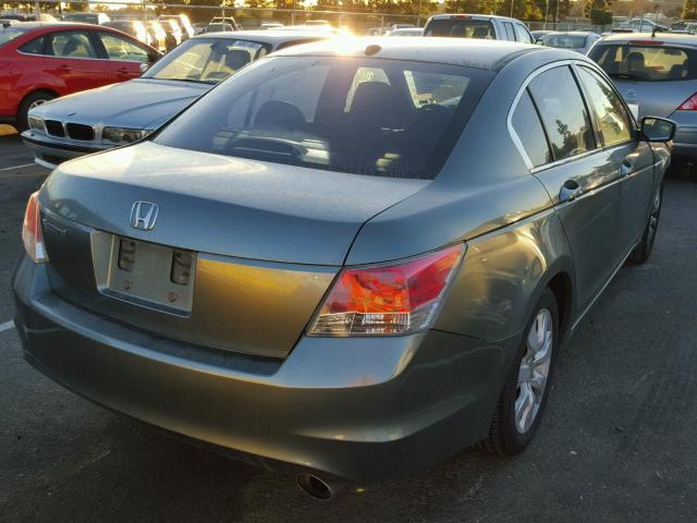 JHMCP26858C062648 - 2008 HONDA ACCORD EXL GREEN photo 4