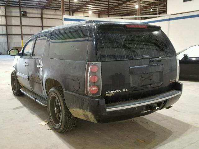 1GKFK66837J275018 - 2007 GMC YUKON XL D BLACK photo 3