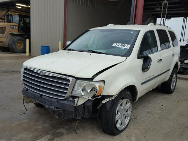 1A8HX58N38F127208 - 2008 CHRYSLER ASPEN LIMI WHITE photo 2
