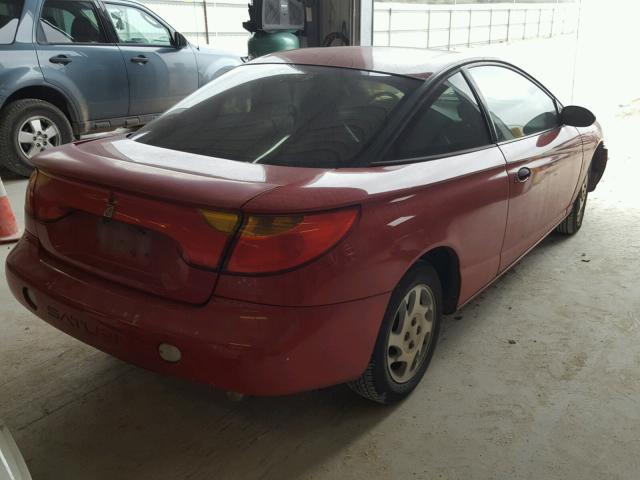 1G8ZN12852Z112402 - 2002 SATURN SC1 RED photo 4