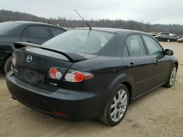 1YVHP80D165M24549 - 2006 MAZDA 6 S BLACK photo 4