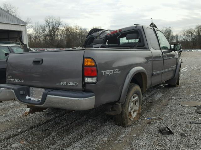 5TBBT44194S455029 - 2004 TOYOTA TUNDRA ACC GRAY photo 4