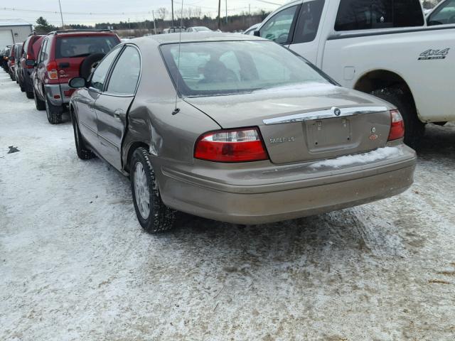 1MEHM55S14A626976 - 2004 MERCURY SABLE LS P TAN photo 3