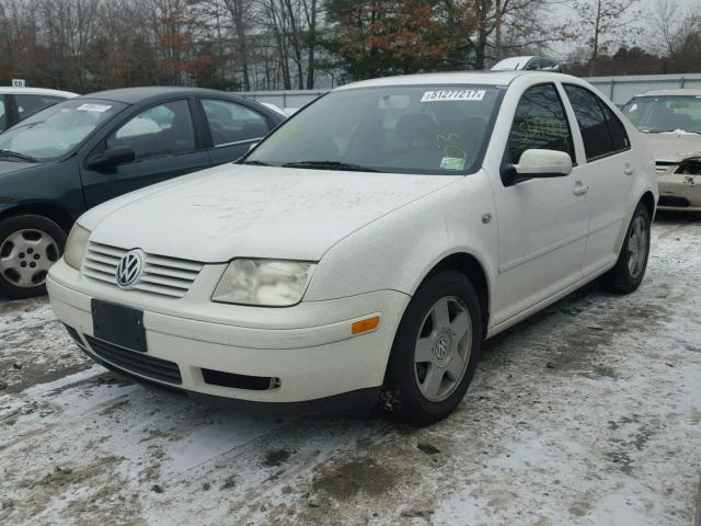 3VWSK69M82M038682 - 2002 VOLKSWAGEN JETTA GLS WHITE photo 2