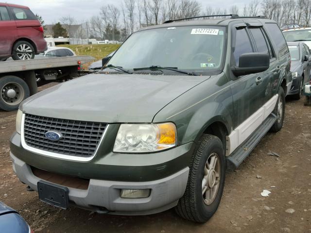 1FMPU16L23LB98024 - 2003 FORD EXPEDITION GREEN photo 2