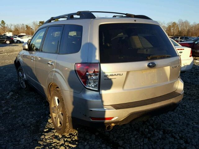 JF2SH6DC8AH901064 - 2010 SUBARU FORESTER 2 SILVER photo 3