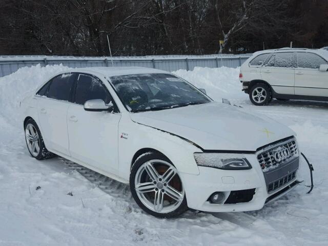 WAUFGCFL8BA163417 - 2011 AUDI S4 PREMIUM WHITE photo 1