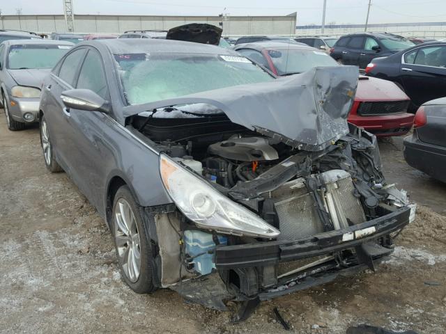 5NPEC4AB2CH462619 - 2012 HYUNDAI SONATA SE CHARCOAL photo 1