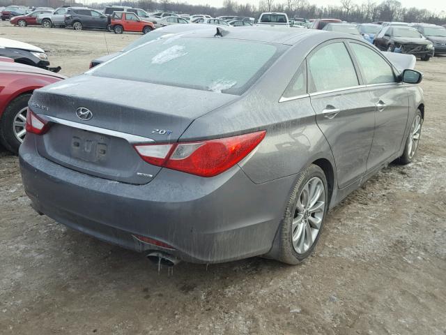 5NPEC4AB2CH462619 - 2012 HYUNDAI SONATA SE CHARCOAL photo 4