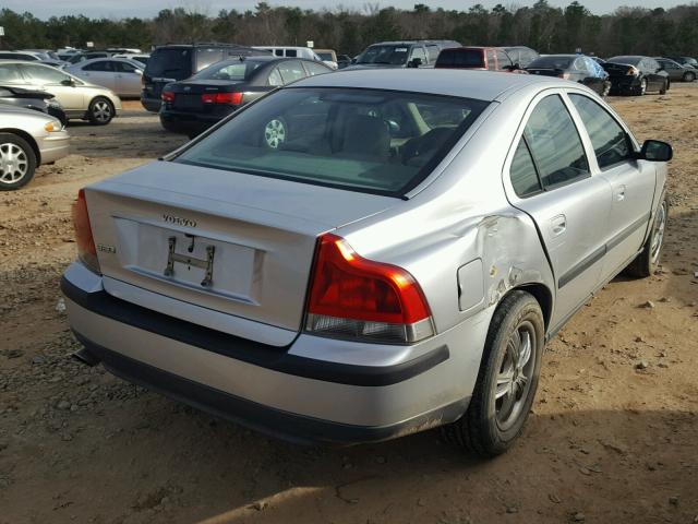 YV1RS61T742384733 - 2004 VOLVO S60 SILVER photo 4