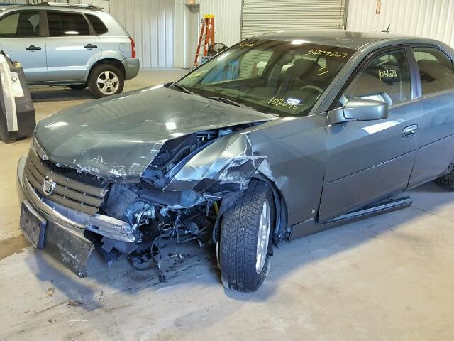 1G6DM57T660102045 - 2006 CADILLAC CTS BLUE photo 9