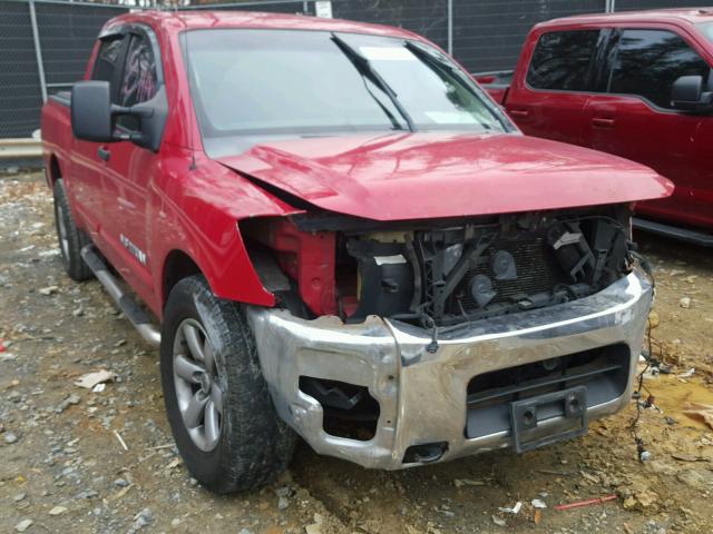 1N6BA07D38N306278 - 2008 NISSAN TITAN XE RED photo 1