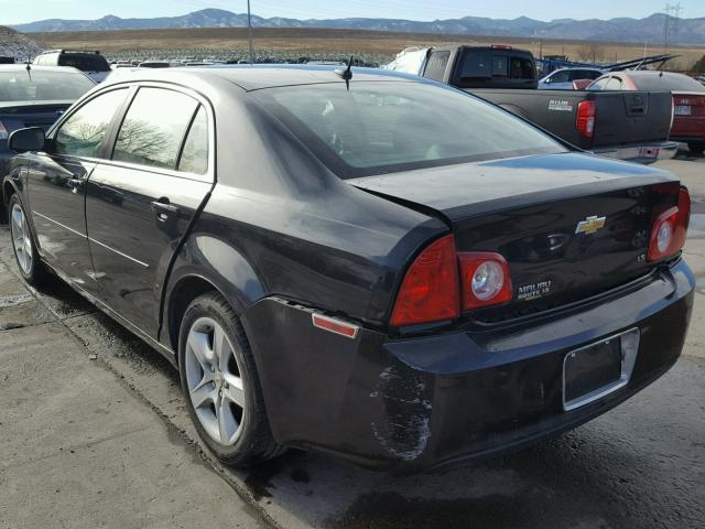 1G1ZG57B09F225531 - 2009 CHEVROLET MALIBU LS BLACK photo 3