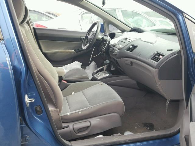 2HGFA1F54AH317360 - 2010 HONDA CIVIC LX BLUE photo 5