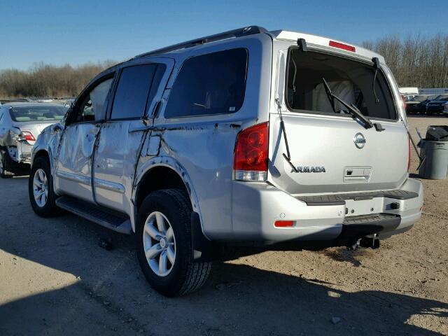 5N1AA0NC8FN610837 - 2015 NISSAN ARMADA SV SILVER photo 3