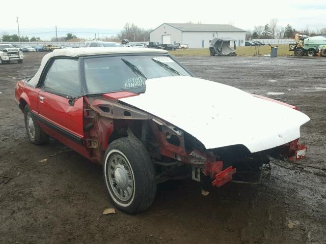 1FACP44M5MF153978 - 1991 FORD MUSTANG LX RED photo 1