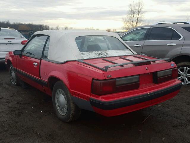 1FACP44M5MF153978 - 1991 FORD MUSTANG LX RED photo 3