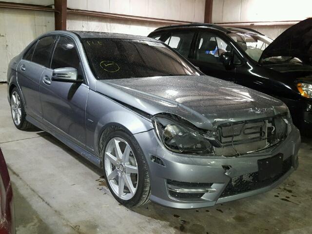 WDDGF4HB5CR213669 - 2012 MERCEDES-BENZ C 250 GRAY photo 1