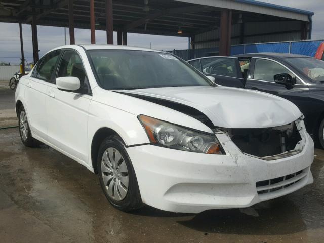 1HGCP2F32BA035370 - 2011 HONDA ACCORD LX WHITE photo 1