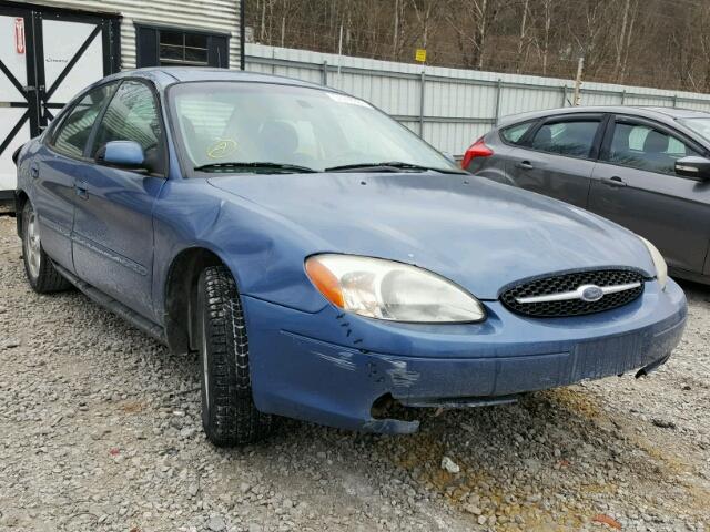 1FAHP53U72A209023 - 2002 FORD TAURUS SE BLUE photo 1