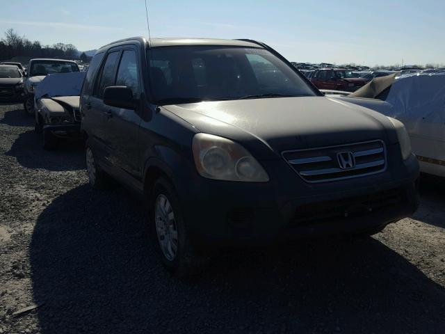 SHSRD78855U318485 - 2005 HONDA CR-V EX BLACK photo 1