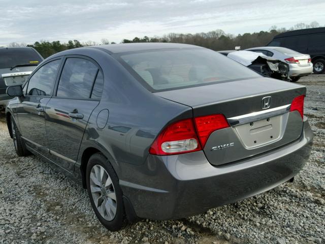 19XFA1F83AE078520 - 2010 HONDA CIVIC EX GRAY photo 3