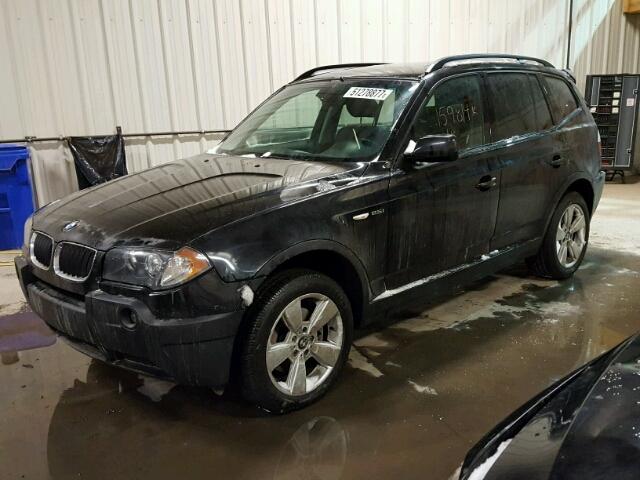 WBXPA73486WC53873 - 2006 BMW X3 2.5I BLACK photo 2