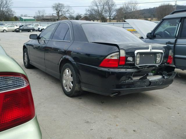 1LNHM86S73Y698493 - 2003 LINCOLN LS BLACK photo 3