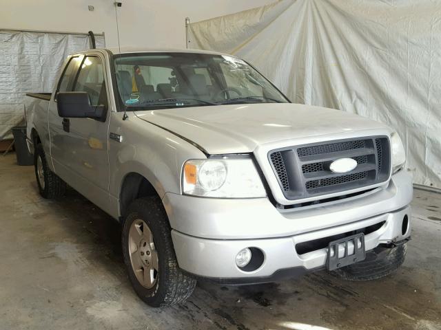 1FTRX12W46FB41105 - 2006 FORD F150 SILVER photo 1