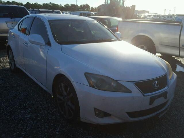 JTHBK262372036592 - 2007 LEXUS IS 250 WHITE photo 1