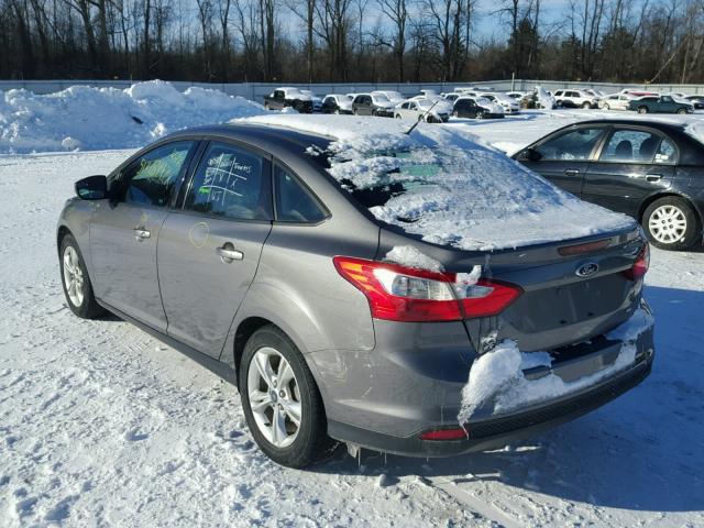 1FADP3F28DL332530 - 2013 FORD FOCUS SE GRAY photo 3